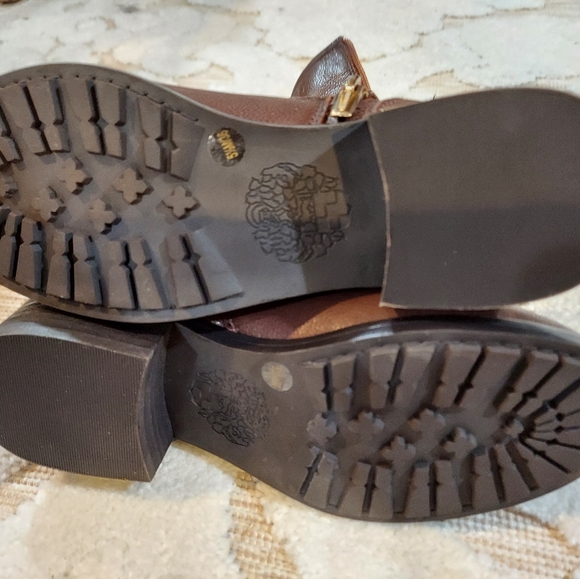 Vince Camuto Wendeema Women's Leather Moto Boot Harness Mid-Calf Size 5 1/2 M - Picture 5 of 10